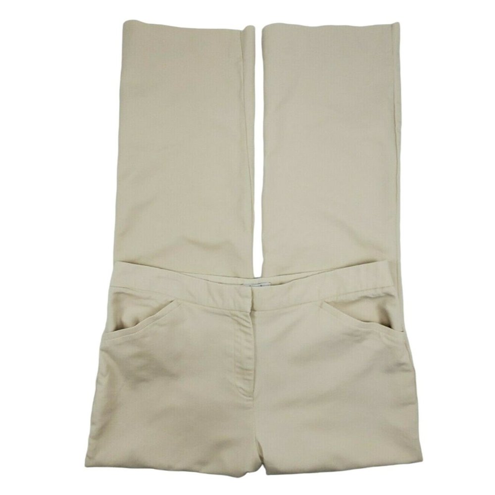 Kim Rogers Womens Pants sz 14 chino style high rise office career